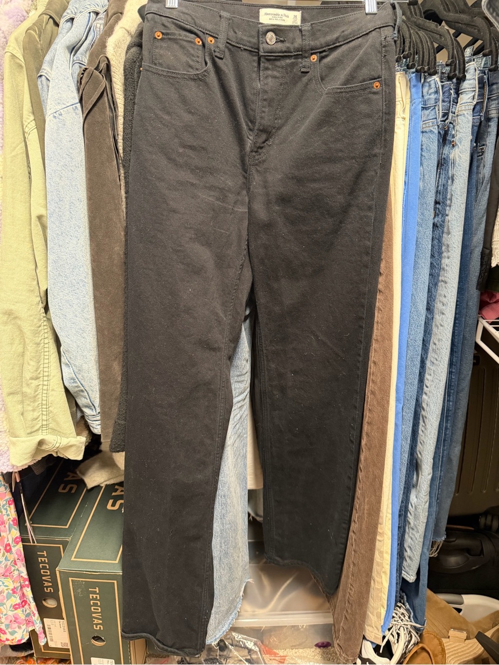 Abercrombie & Fitch high rise 90’s relaxed